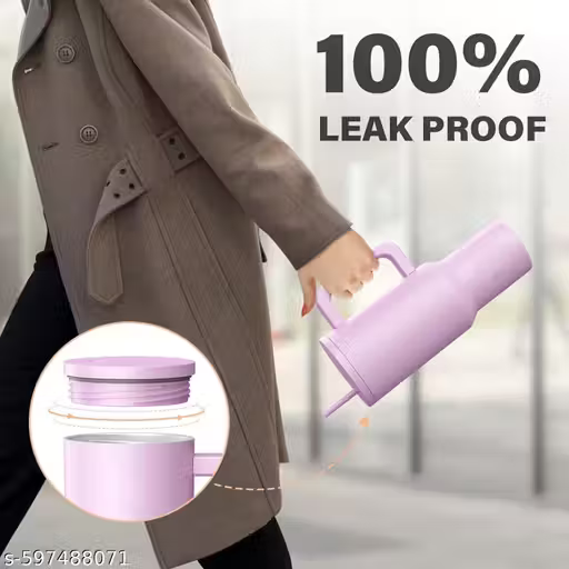 40 oz (1200 ml) Purple Stainless Steel Insulated Tumbler with Straw & Spill-Proof Lid β Double Wall Hot & Cold Travel Mug for Coffee, Water & Iced Drinks